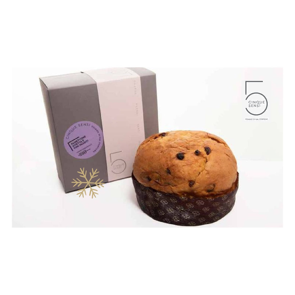 Il Panettone con uvetta passa e vini passiti - Cinque Sensi