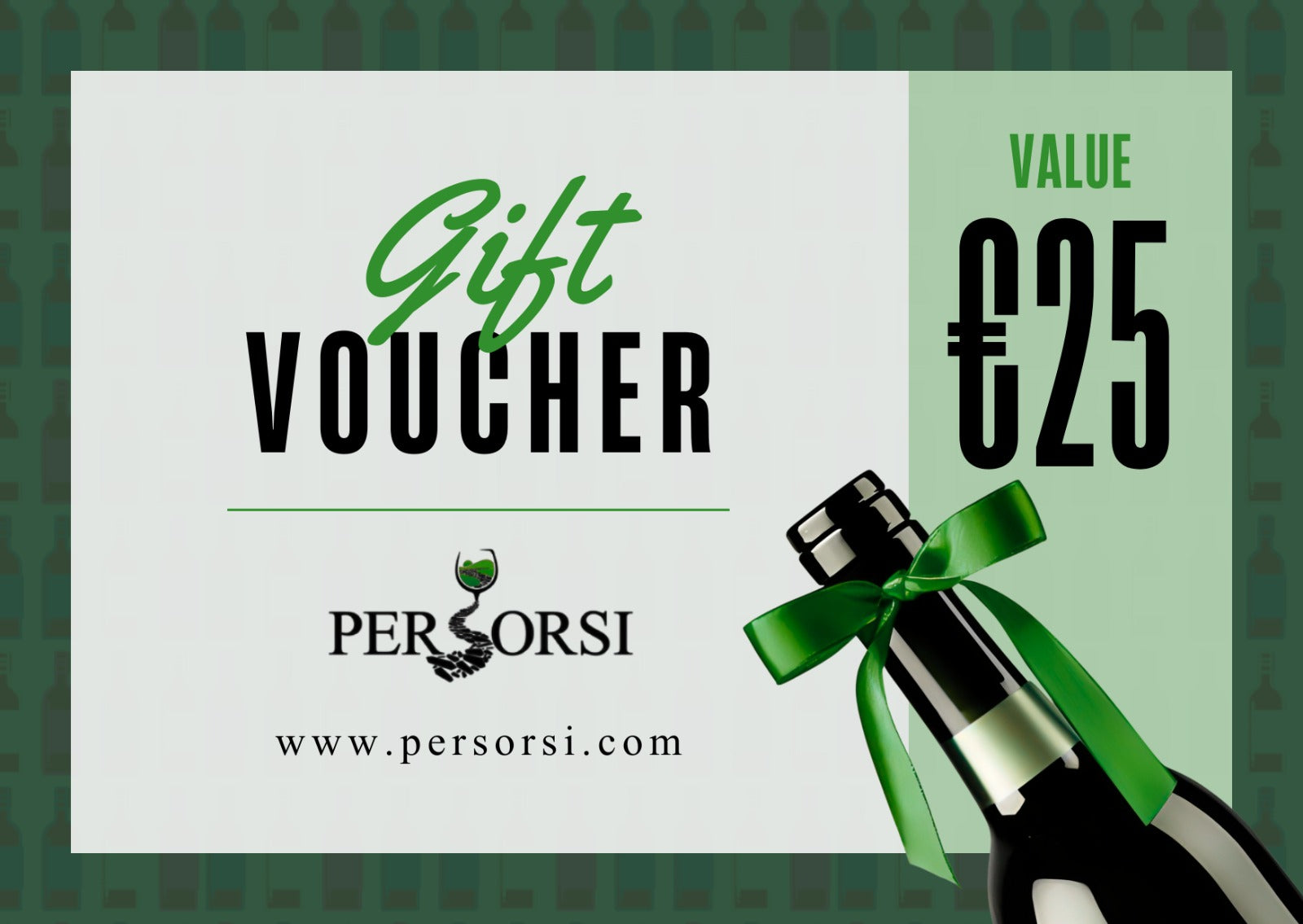 🍇 Gift Voucher da 25€ – Il regalo perfetto per ogni wine lover!