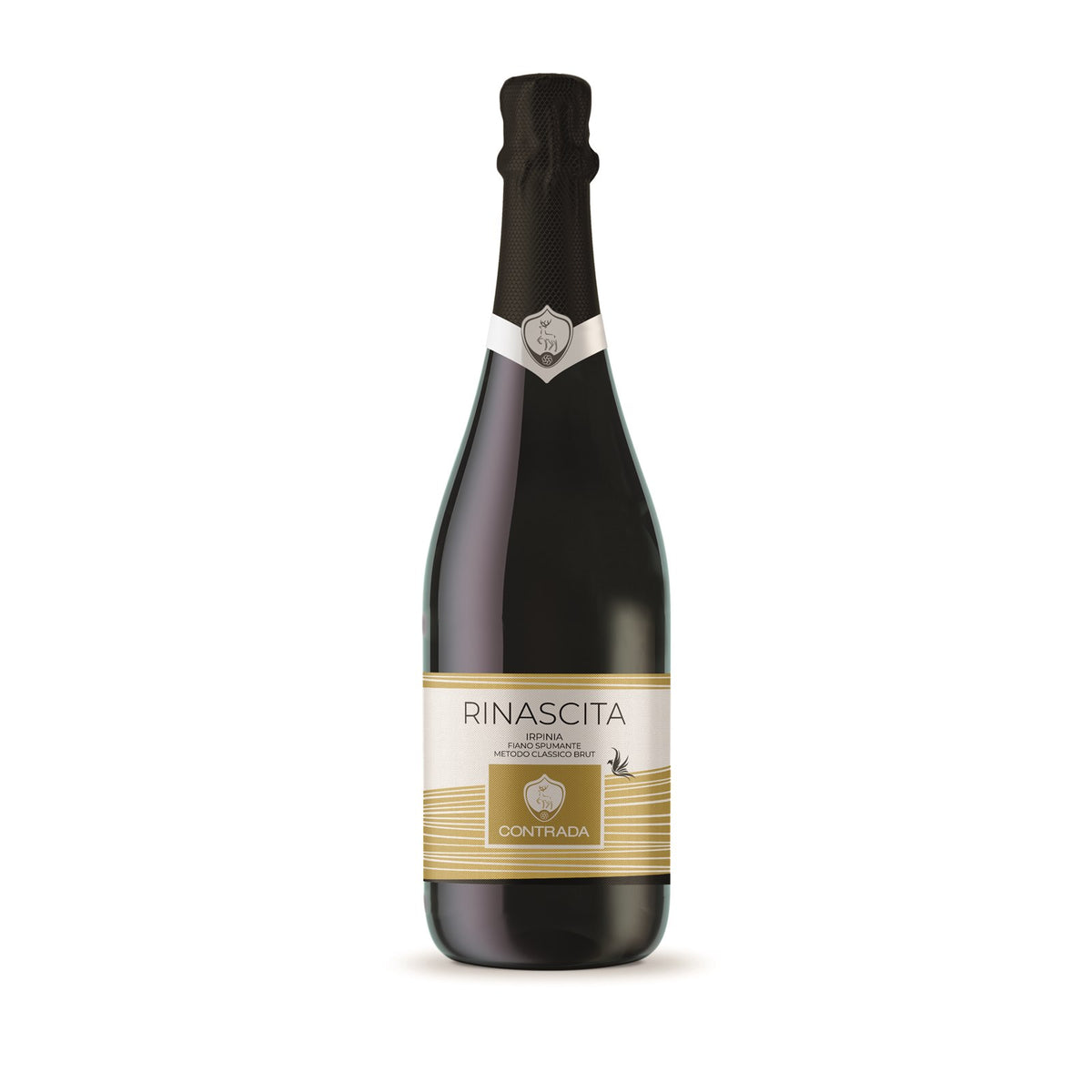 Bottiglia di Rinascita Irpinia Fiano Spumante Metodo Classico - Contrada