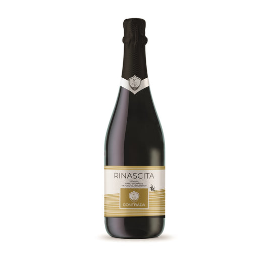Bottiglia di Rinascita Irpinia Fiano Spumante Metodo Classico - Contrada