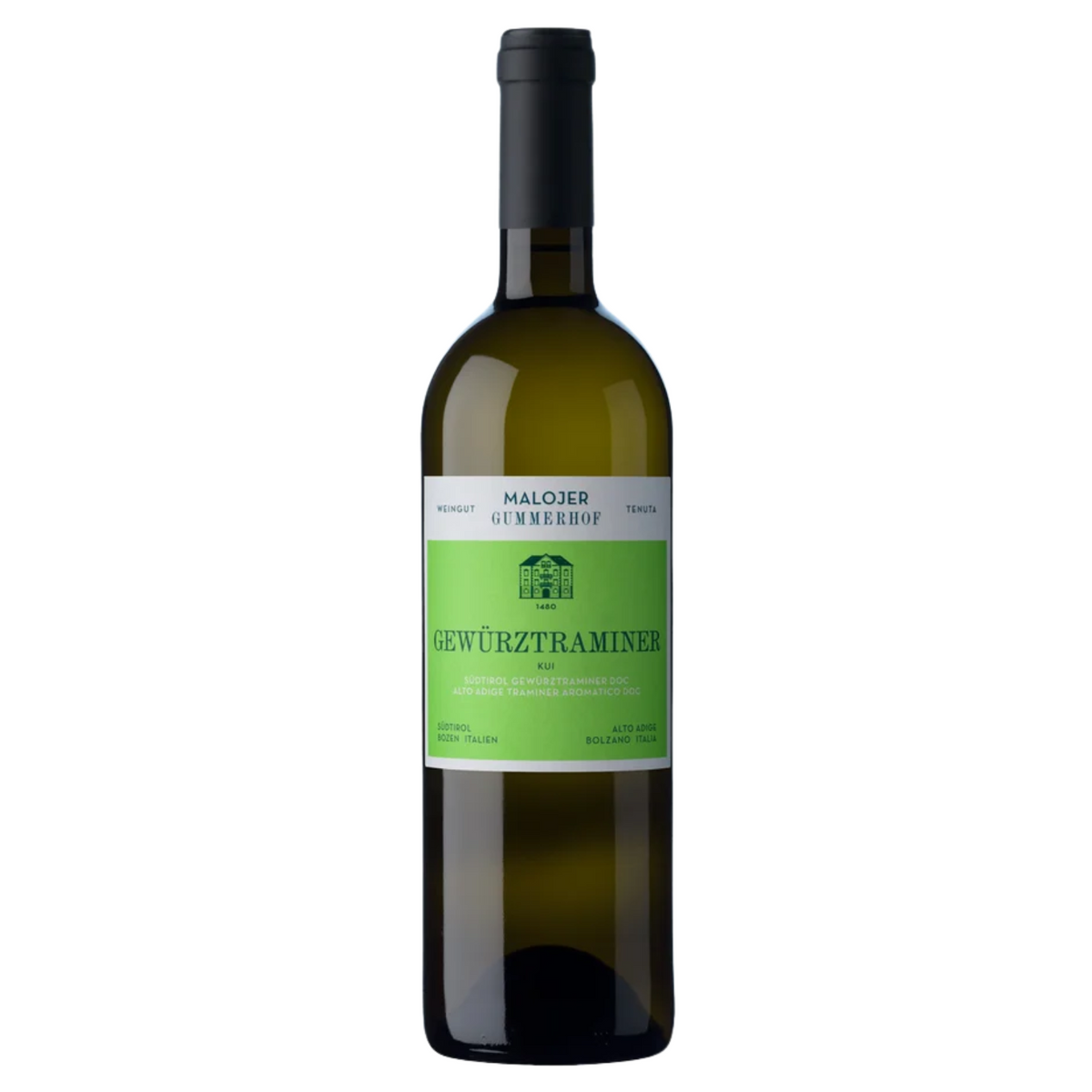 Bottiglia di Kui Gewürztraminer Alto Adige DOC - Malojer Gummerhof
