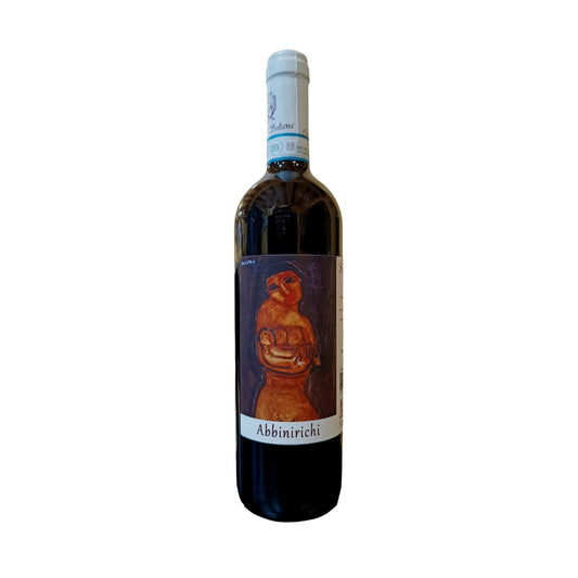 Bottiglia di Abbinirichi Syrah Sicilia DOC Bio - Sultana